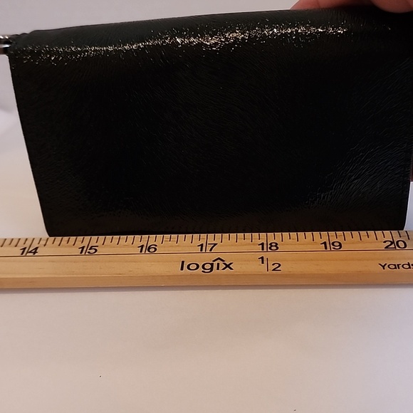 HOBO Red Logo Floral Lined Card Wallet - Picture 3 of 6